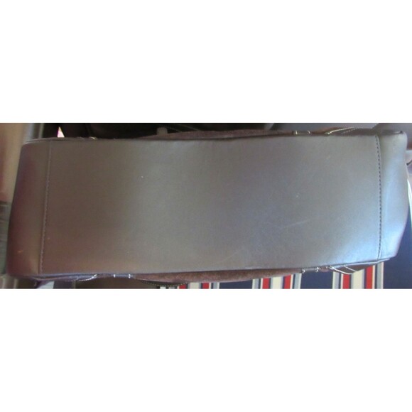 Coach Brown Bridle Bit Suede Leather Handbag Purse EUC - Picture 9 of 9